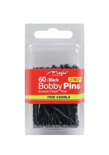 Magic 60 Bobby Pins 2" Black #300BLA -dz