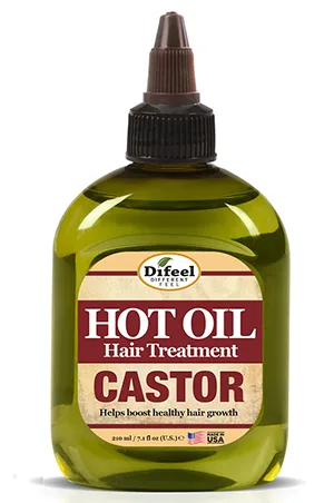 Difeel Hot Oil Hair Treatment - Castor (7.1 oz)