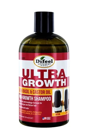 Difeel Ultra Growth Basil /Caster Shampoo(12oz)