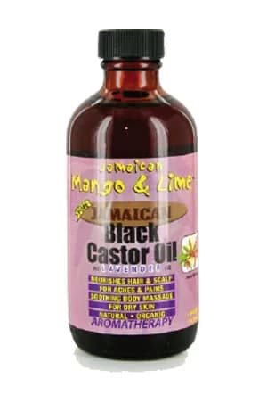 Mango & Lime Black Castor Oil -Lavender (4 oz)