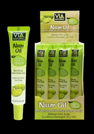 Via Natural Neem Oil Tube (1.5 oz/24 pz/ ds)