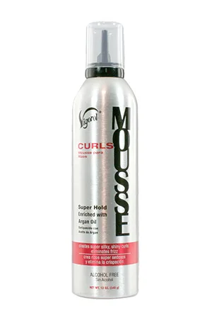 Vigorol Curls Mousse (12oz)-Red