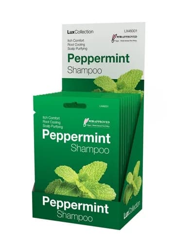 Lux Collection Peppermint Shampoo #LX46001 (1.75 oz/12pc/ds)