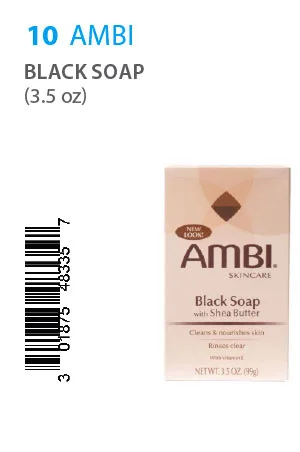 Ambi Black Soap Cleansing Bar (3.5oz)