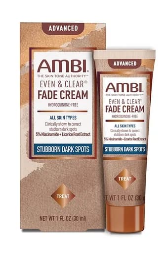 Ambi Even & Clear Fade Cream - Stubborn Dark Spots (1 oz)