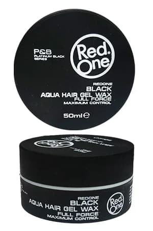 Red One Aqua Hair Gel Wax - Black (50 ml)