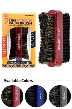 Magic Gold Palm Brush-2 Side[Hard/Soft] #99813 -pc