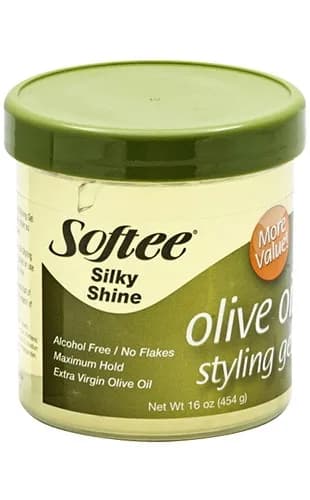 Softee Silky Shine Olive Oil Styling Gel(16oz)