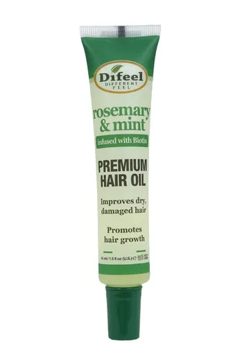 Difeel Rosemary & Mint Premium Hair Oil Tube (1.5 oz)