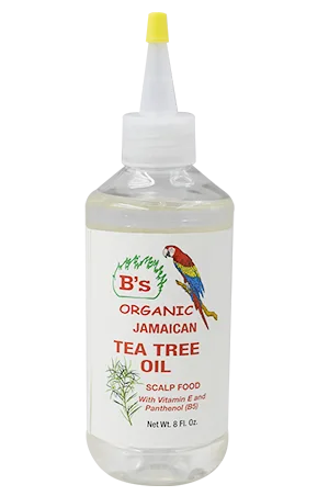B's Organic Jamaican TEA TREE Oil-Family size (8oz)