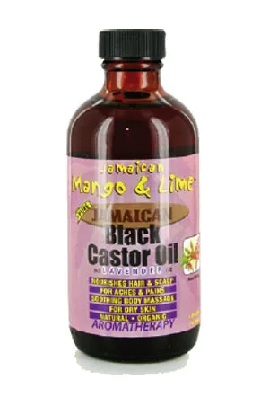 Mango & Lime Black Castor Oil -Lavender (4 oz)