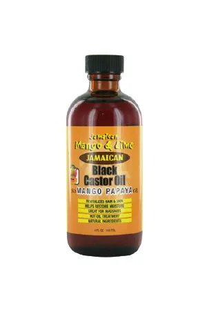 Mango&Lime Black Castor Oil Mango Papaya (4oz)
