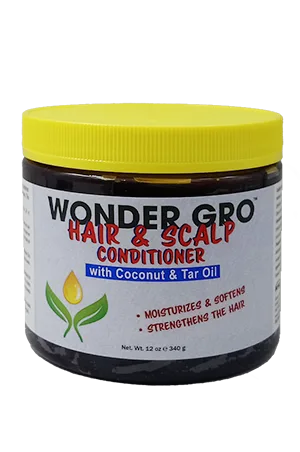 Wonder Gro Hair&Scalp Conditioner with Coconut&Tar(12oz)