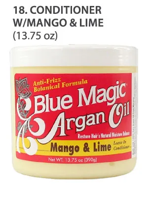 Blue Magic Argan Oil Conditioner W/Mango&Lime(13.75oz)