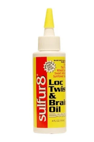 Sulfur 8 Lock Twist & Braid Oil (4oz)