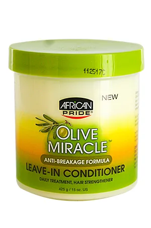 African Pride Olive Miracle Leave-InConditioner-Jar(15oz)