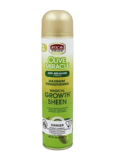 African Pride Olive Miracle Growth Sheen Spray (8 oz)