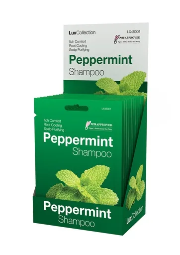Lux Collection Peppermint Shampoo #LX46001 (1.75 oz/12pc/ds)