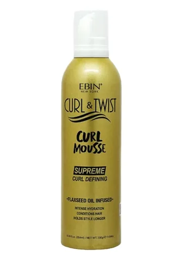 EBIN Curl & Twist Curl Defining Mousse (12.49 oz/354 ml)