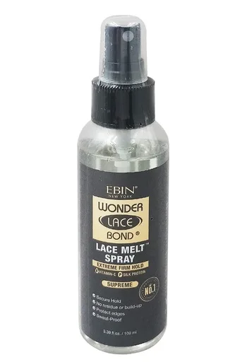 Ebin Wonder Lace Bond Lace Melt Spray - Extreme Firm Hold (100 ml)