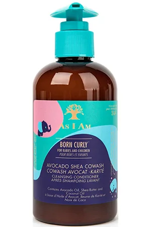 As I Am Born Curly Acocado Shea Cowash(8oz)